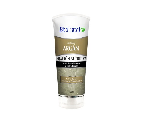 FIJADOR VEGANO DE ARGAN EN GEL PARA CABELLO  BIOLAND