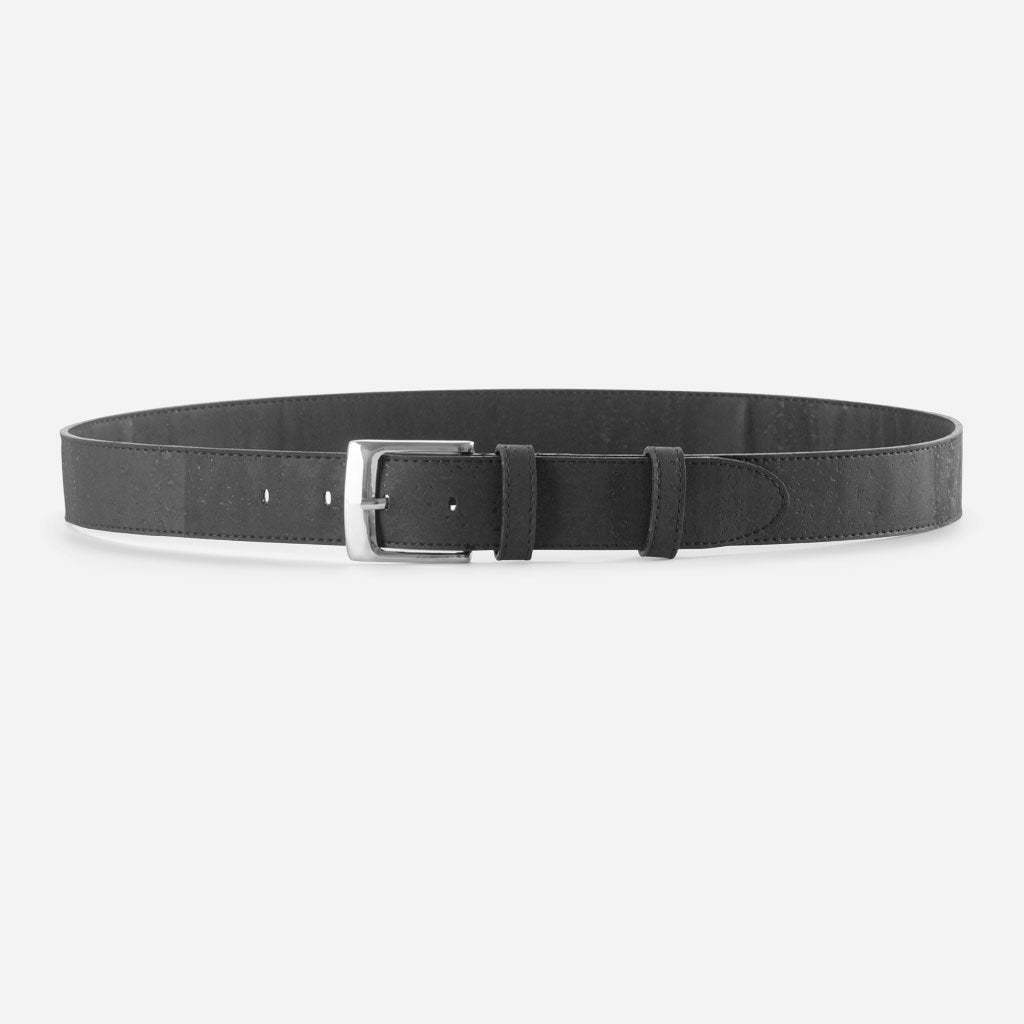 VEGAN BELTS 35 MM - Black round view