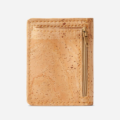 <transcy>MINIMALIST VEGAN CARD HOLDER WITH VEGETABLE LEATHER PURSE</transcy>