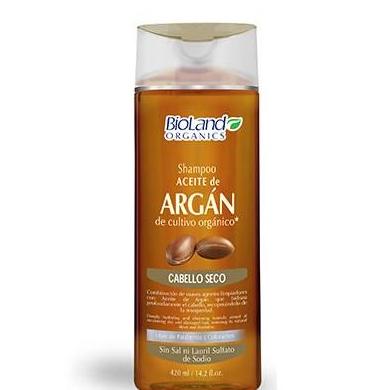 CHAMPÚ VEGANO CON ARGÁN PARA CABELLO SECO BIOLAND